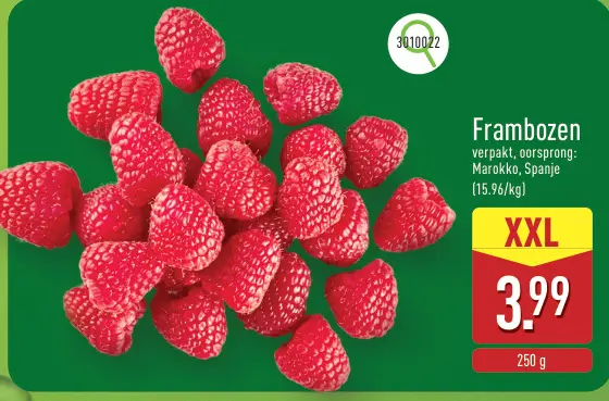 Aanbieding: Frambozen