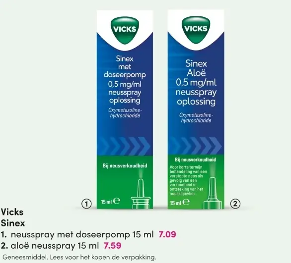 Aanbieding: neusspray met doseerpomp