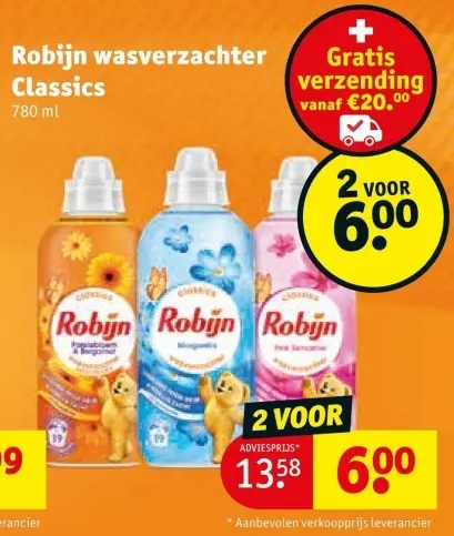 Aanbieding: Wasverzachter Classics