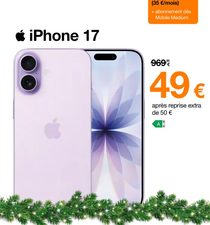 Offre: iPhone 17