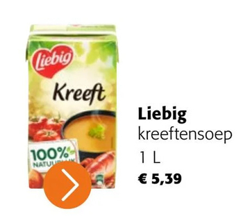 Aanbieding: Liebig kreeftensoep