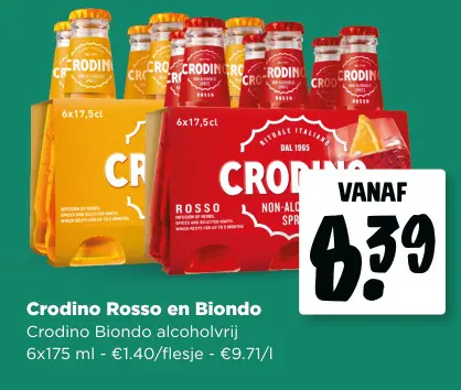 Promotie: Crodino Crodino Biondo alcoholvrij