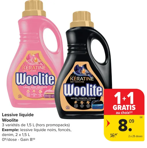 Offre: Lessive liquide Woolite