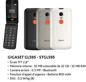 Offre: Gigaset gl595 - stgl595