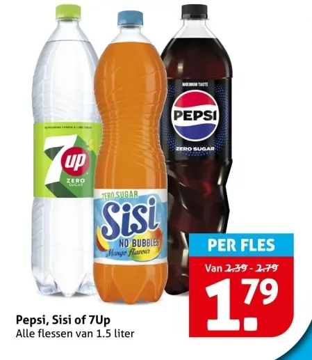 Aanbieding: Pepsi, Sisi of 7Up