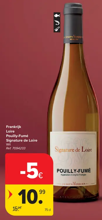 Promotie: Pouilly-Fumé Signature de Loire