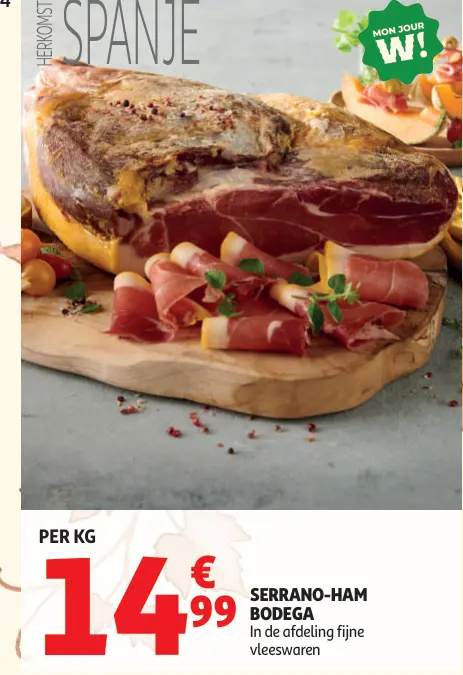 Promotie: Serrano-ham Bodega