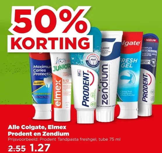 Aanbieding: Tandpasta freshgel