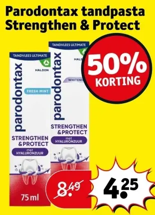 Promotie: Tandpasta Strengthen & Protect