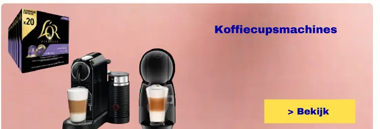Aanbieding: Koffiecupsmachines