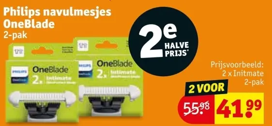 Promotie: navulmesjes OneBlade
