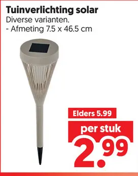 Aanbieding: Tuinverlichting solar