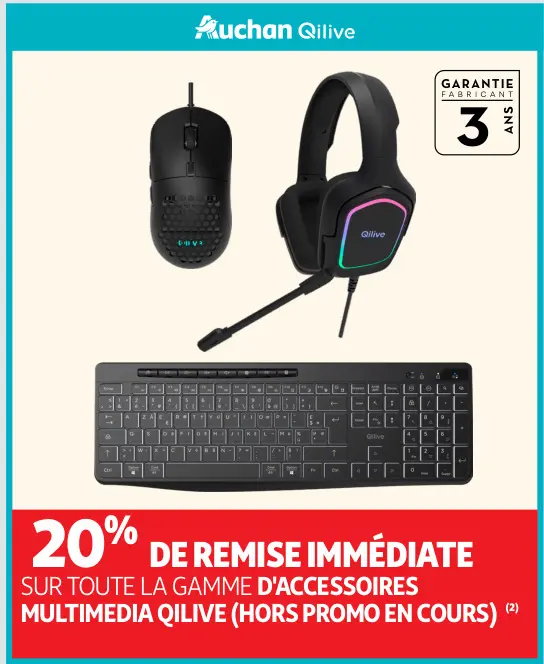 Offre: Accessoires Multimédia Qilive