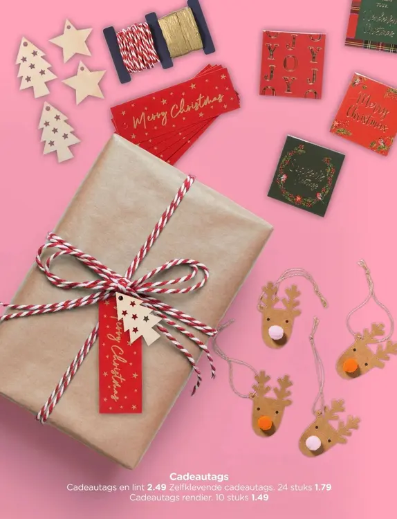 Promotie: Cadeautags en lint