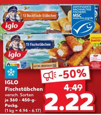 Aanbieding: Fischstäbchen