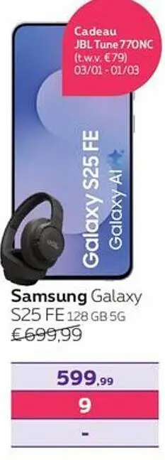 Promotie: Galaxy S25 FE