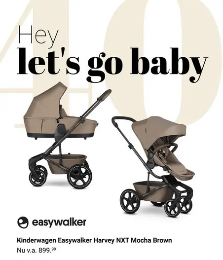Aanbieding: Kinderwagen Easywalker Harvey NXT Mocha Brown