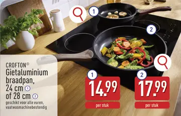 Aanbieding: Gietaluminium braadpan
