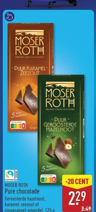 Aanbieding: Pure chocolade