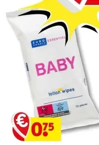 Aanbieding: Baby Lotion Wipes