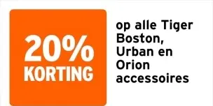 Aanbieding: Tiger Boston, Urban en Orion accessoires