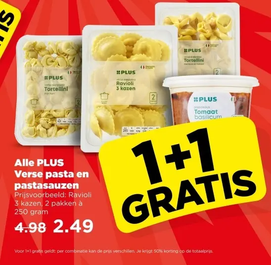 Aanbieding: Verse pasta en pastasauzen