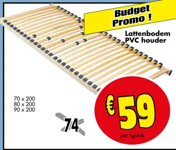 Aanbieding: Lattenbodem PVC houder