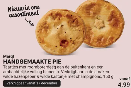 Aanbieding: Handgemaakte pie