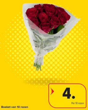 Aanbieding: Boeket van rozen