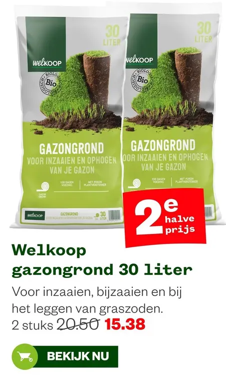 Aanbieding: Gazongrond 30 liter