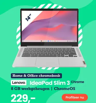 Aanbieding: Lenovo IdeaPad Slim 3 Chrome