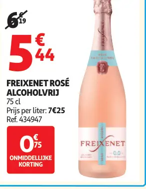 Promotie: Freixenet Rosé Alcoholvrij