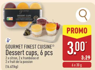 Offre: Dessert cups