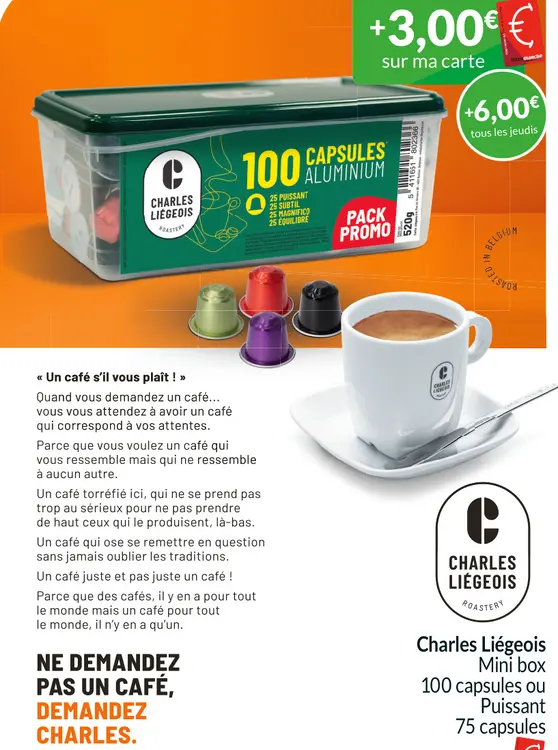 Offre: Charles Liégeois Mini box