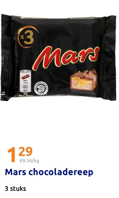 Aanbieding: Mars chocoladereep