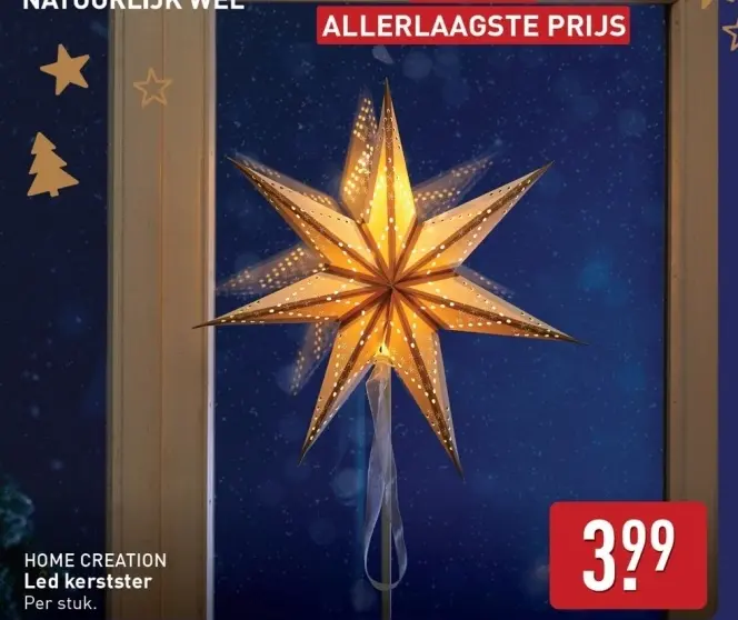 Aanbieding: LED kerstster
