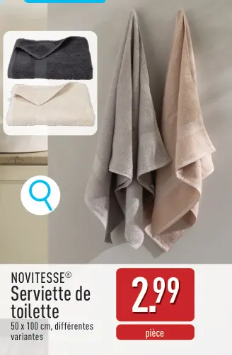 Offre: Serviette de toilette