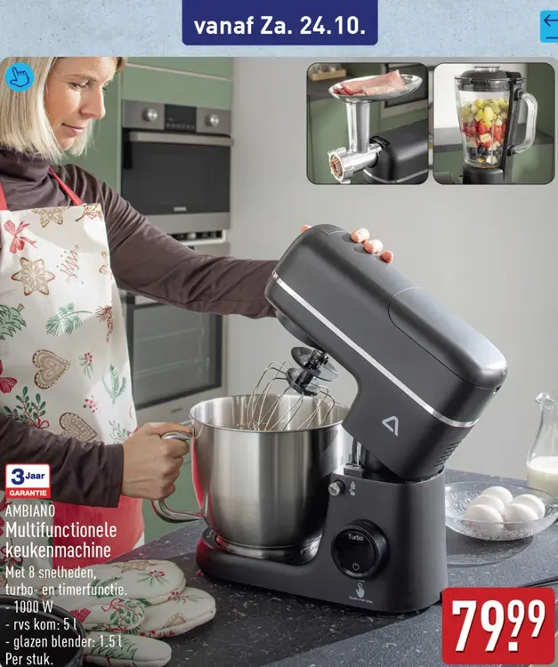 Aanbieding: Multifunctionele keukenmachine