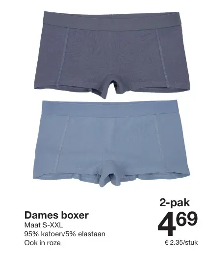 Promotie: Dames boxer