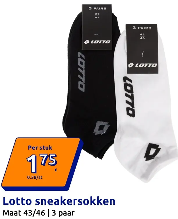 Aanbieding: Sneakersokken