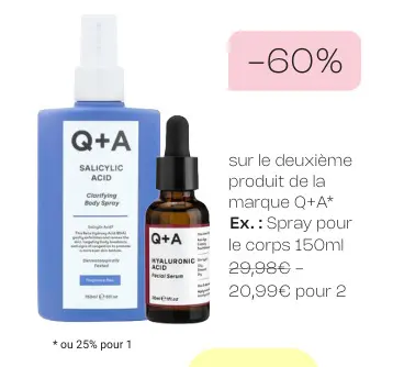 Offre: Spray pour le corps