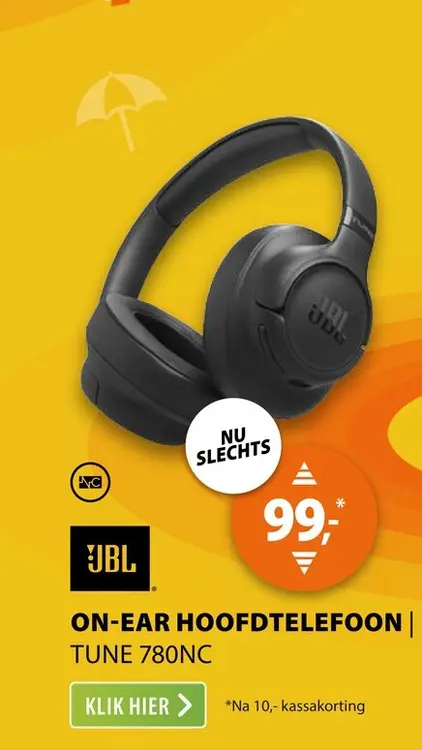 Aanbieding: JBL Tune 780NC Zwart