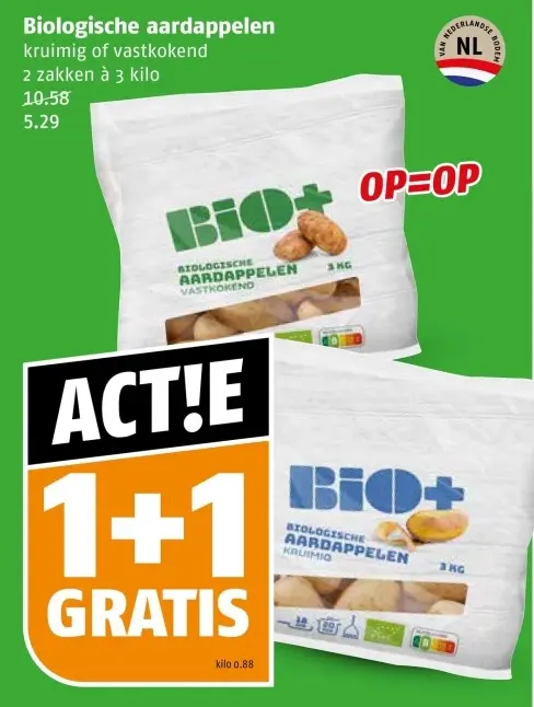 Aanbieding: Biologische aardappelen