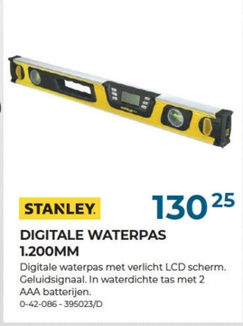 Aanbieding: DIGITALE WATERPAS 1.200MM