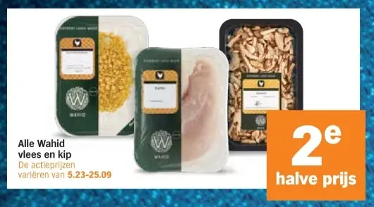 Aanbieding: Alle Wahid vlees en kip