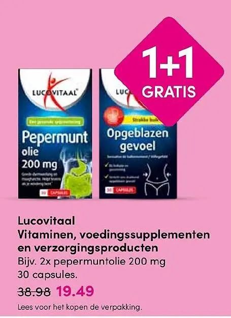 Aanbieding: Pepermuntolie 200 mg