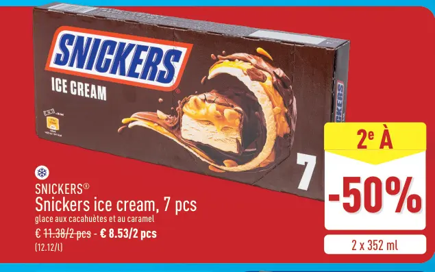 Offre: Snickers ice cream