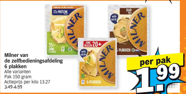 Promotie: Milner van de zelfbedieningsafdeling