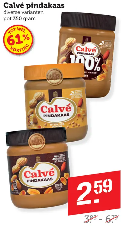Aanbieding: pindakaas