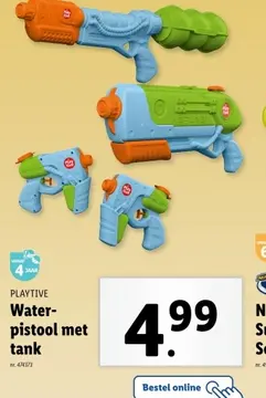 Aanbieding: Waterpistool met tank